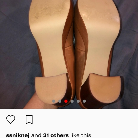 Pair of Steve Madden Tan, White and Black Color Block Platform Loafers Size 8.5 - Picture 3 of 7